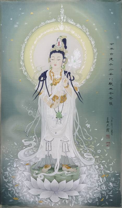 與菩薩歡喜相見  郭吉森師生佛畫聯展邀您一起淨心忘憂