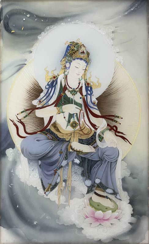 與菩薩歡喜相見  郭吉森師生佛畫聯展邀您一起淨心忘憂