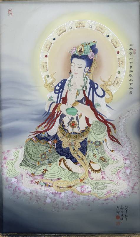 與菩薩歡喜相見  郭吉森師生佛畫聯展邀您一起淨心忘憂