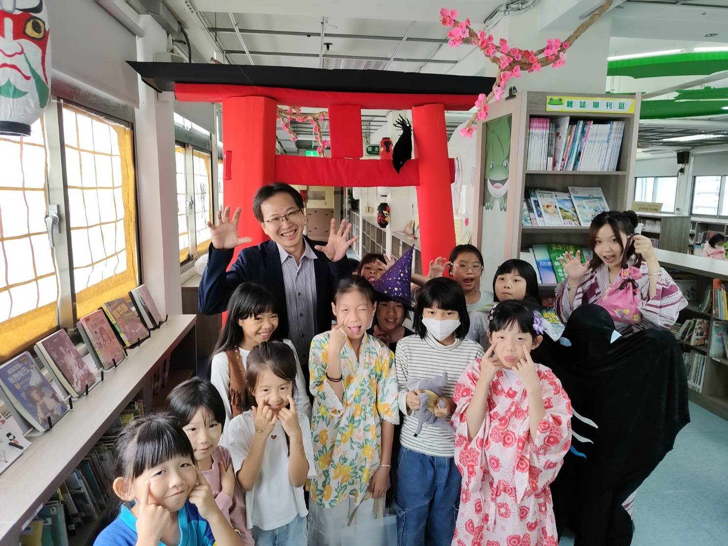 雨聲國小-日本妖怪大鬧雨聲圖書館 閱讀闖關探索奇幻異國文化