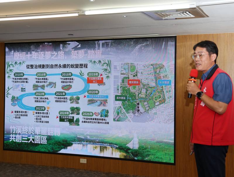 從河川整治到棲地保育　黃偉哲攜手產官學簽署MOU推動竹溪永續經