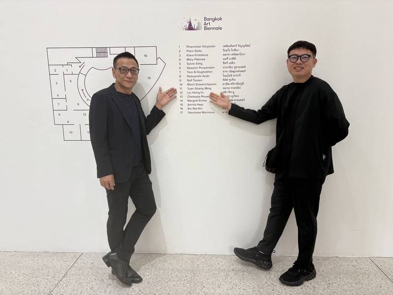 臺灣藝術家亮相曼谷藝術雙年展 袁廣鳴與劉星佑作品受矚目