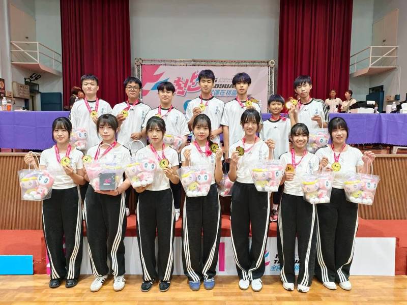 苗栗全民運奪9金6銀15銅 扯鈴女團五連霸、男團四連霸