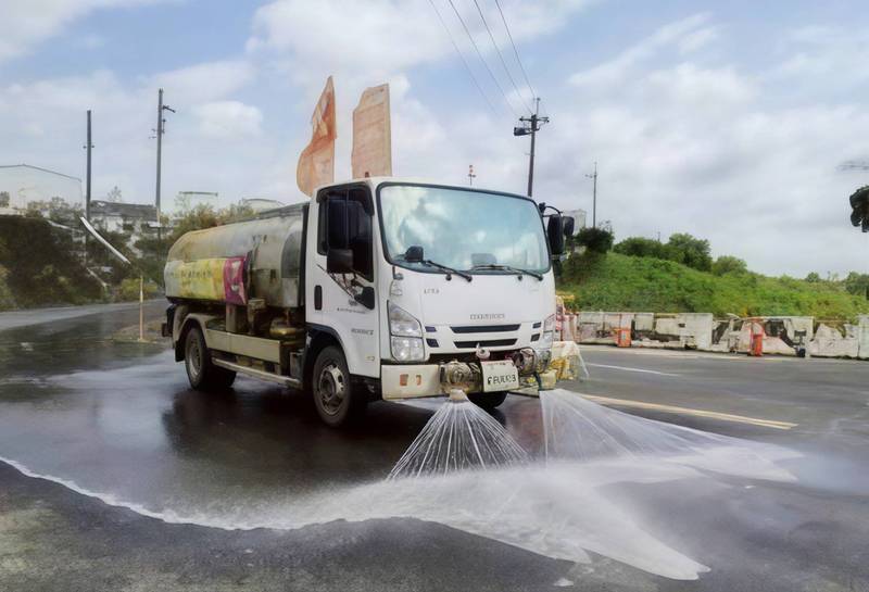 南121線溪埔中路拓寬工程獲選環保優良營建工地　姜淋煌頒獎