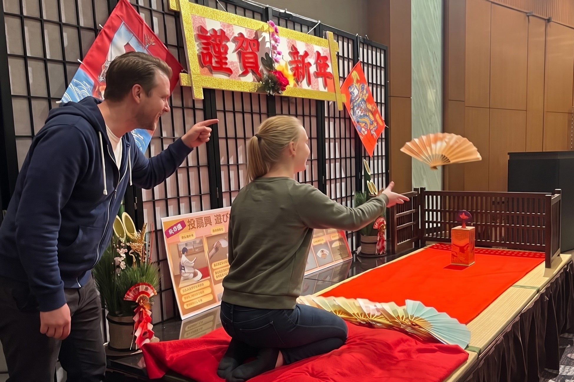 澀谷Cerulean Tower東急飯店新年活動1月1、2日　舞獅、能樂堂公演、人力車遊街