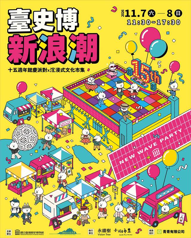 臺史博15週年迎「新浪潮」！三大市集打造復古主題街區