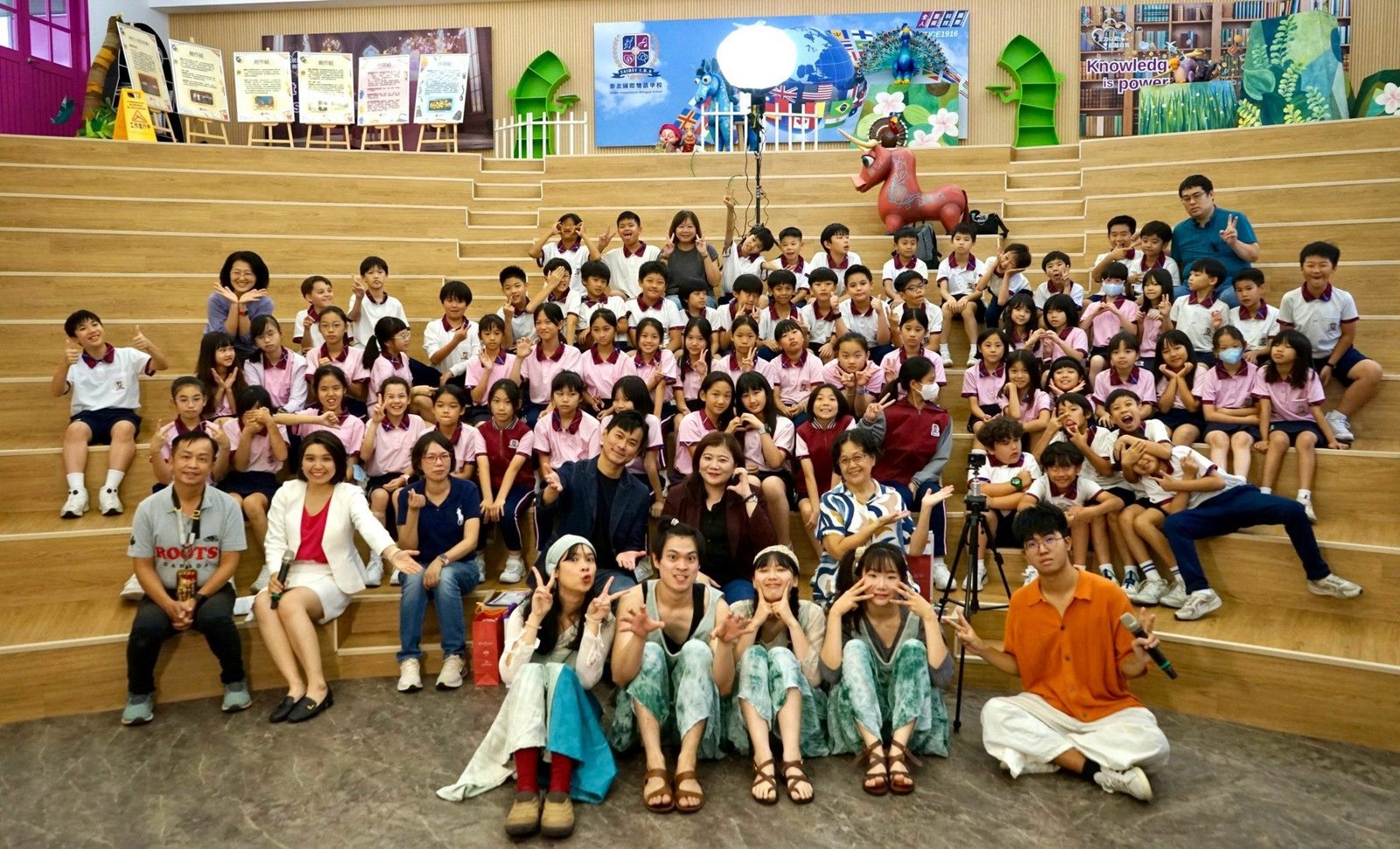 私立泰北高中-「偶」見台灣故事！泰北國際雙語學校國小部攜手臺藝大、成長文教基金會　將戲劇舞台搬進校園