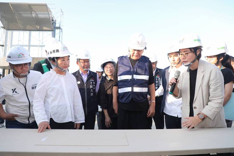 「台中巨蛋」進度超前、估119年完工!盧市長攜手隈研吾視察:打造台灣新地標