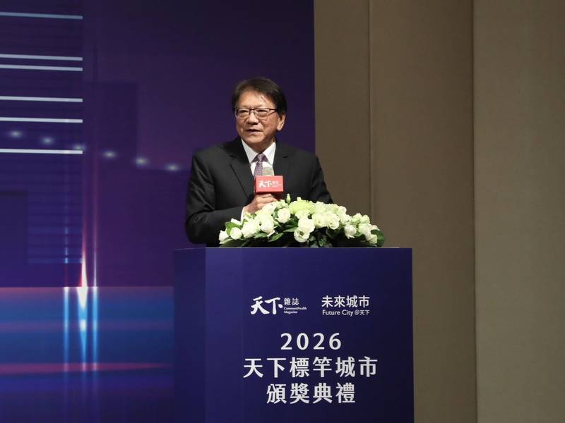 天下標竿城市頒獎，嘉義縣長翁章梁三連霸感謝縣民肯定