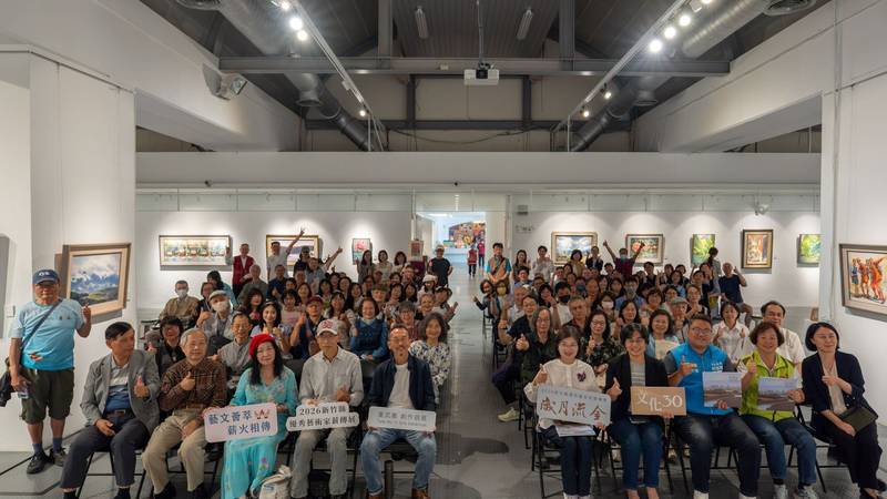 竹縣優秀藝術家薪傳展 歲月流金童武義創作個展開幕